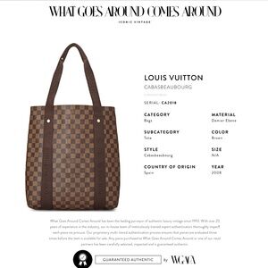 LOUIS VUITTON CABASBEAUBOURG TOTE